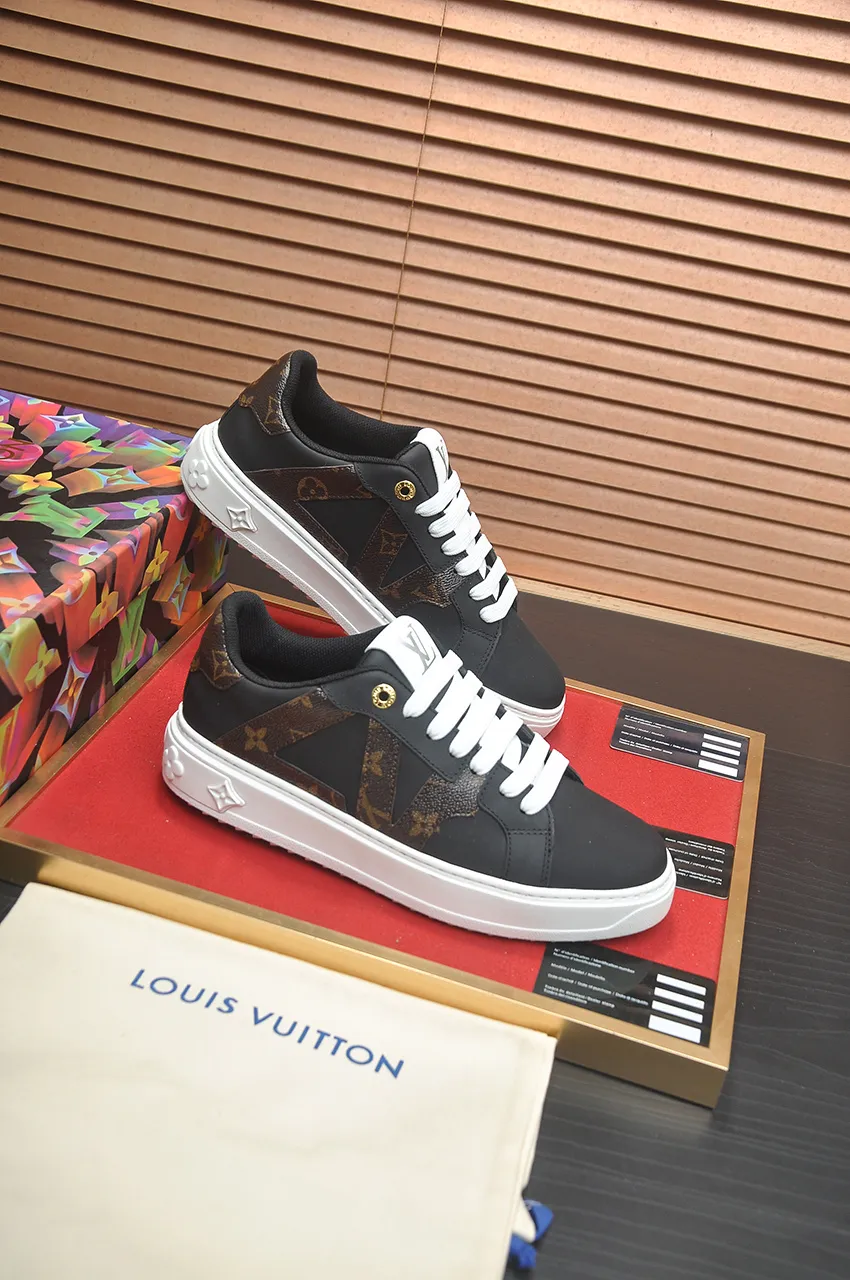 Men's shoes 💰540💶[LOUIS VUITTON] Original order price (mesh lining) new model 🍀LV Louis Vuitton * - top version of LV classic trendy shoes! Use imported original cowhide leather, cloth cowhide lining and original wear-resistant rubber outsole! High quality products! Code number 38-45 (45 is custom-made and cannot be returned or exchanged)